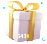 Receba seus bônus de boas-vindas no 543X