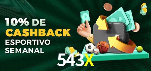 10% de bônus de cashback na 543X